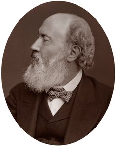 Sir John Gilbert, RA, præsident for Society of Painters in Water-Colours, 1877. af Lock and Whitfield