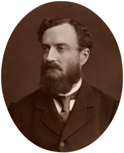Sir Michael Hicks-Beach, Bart, MP, Chief Secretary for Irland, 1876. af Lock and Whitfield