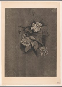 Blomsterarrangement med roser Les Roses (original titel) af Lodewijk Schelfhout (signed by artist)