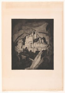 Les Angles I (original titel) af Lodewijk Schelfhout (signed by artist)