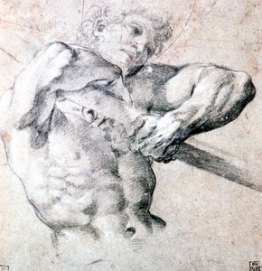 Studie af en figur, c1575-1619 af Lodovico Carracci