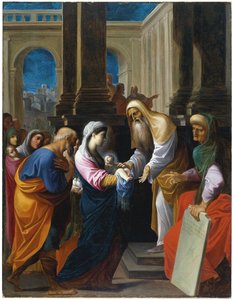 Præsentationen i templet af Lodovico Carracci