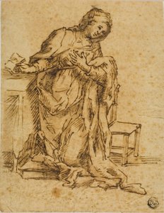 Jomfru meddelt af Lodovico Carracci