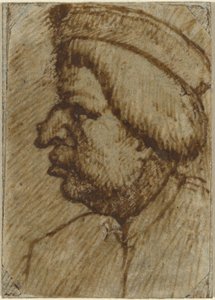 Profil af en mand af Lombard 16th Century