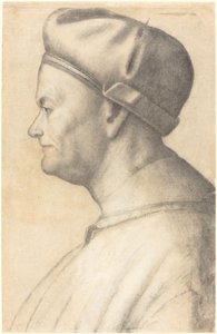 Profil af en mand af Lombard 16th Century