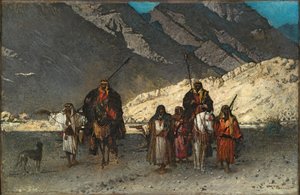 Arabiske sheiker i bjergene