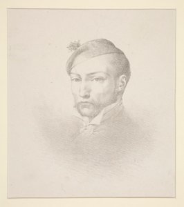 Portræt af Gericault af Léon Cogniet