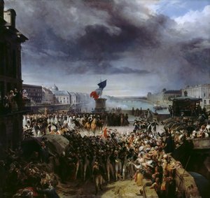 Nationalgarden i Paris rejser til hæren, september 1792