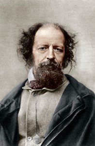 Alfred, Lord Tennyson, digterpristager i Det Forenede Kongerige, c1867.