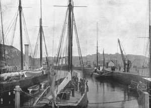 Havnen, Dover, 1895.