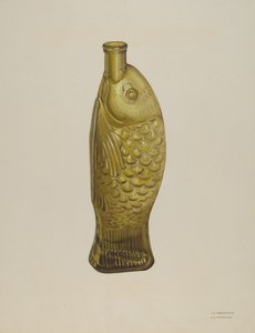 "Fish Bitters" flaske af Loraine Makimson
