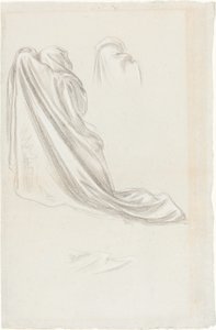 Studie til "De kloge og tåbelige jomfruer" af Lord Leighton Frederic