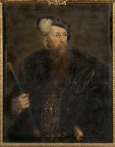 Gustave I Vasa de Suede - Portræt af kong Gustav I af Sverige (1496-1560), af Pasch, Lorenz, den yngre (1733-1805). Olie på lærred, ca. 1768. Mål: 98,5x78,5 cm. Nationalmuseum Stockholm