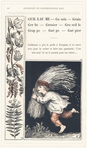 Guillaume, Kid, Grain, Spray, Currant, Grappe, Guepe, Guepier, side 20 - Alfabet af Mademoiselle Lili, af L. Froelich og af en far (Hetzel selv). Bibliotheque  Magasin d