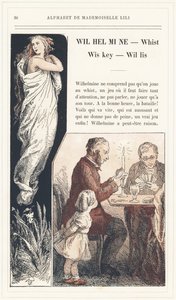 Wilhelmine, Whist, Wiskey, Willis, side 36 - Alphabet of Mademoiselle Lili, af L. Froelich og af en far (Hetzel selv). Bibliotheque  Magasin d