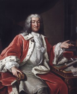 Grev Arvid Horn, svensk soldat, politiker, diplomat og præsident for kancelliet i Geheimerådet - Portræt af grev Arvid Horn (1664-1742), af Pasch, Lorenz, den ældre (1702-1766). Olie på lærred. Mål: 131x110 cm. Nationalmuseum Stockholm af Lorentz the elder Pasch