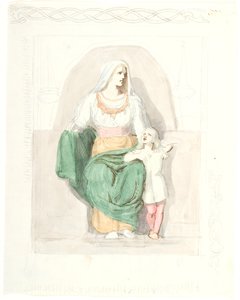 Frigga med Gersimi af Lorenz Frølich