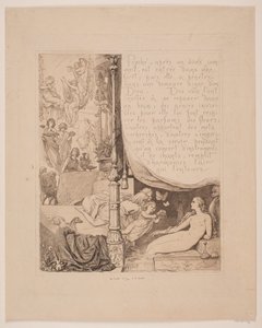 Illustration nr. 5 til "Amor og Psyke" af Lorenz Frølich