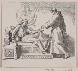 Illustration til "Svend Tveskægs tog til England og slaget ved Svold" af Lorenz Frølich