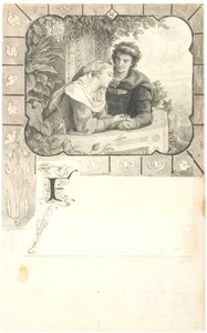 Ungt forelsket par af Lorenz Frølich