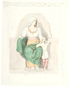 Frigga med Gersimi af Lorenz Frølich