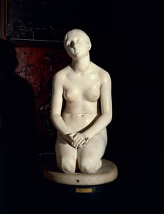 Tillid til Gud, af Lorenzo Bartolini (1777-1850), marmorstatue