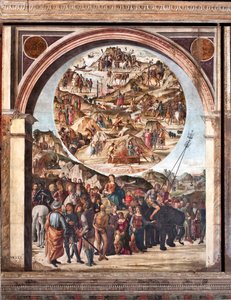 Triumph of Fame, episoder af Det Gamle Testamente, scener af martyrer (Maleri