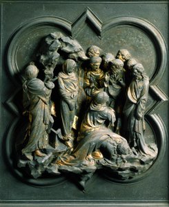 North Porte (kaldet Gate of the Cross, i nord), udvendig detalje: "" Lazarus