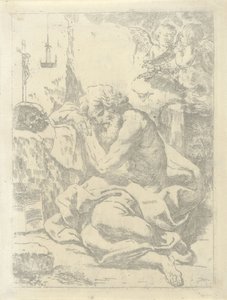 Sankt Jerome af Lorenzo Loli