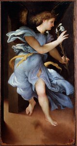 Bebudelsens engel - maleri af Lorenzo Lotto