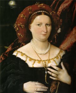 Portræt af Lucina Brembati af Lorenzo Lotto