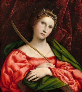 Sankt Katarina, 1522. af Lorenzo Lotto