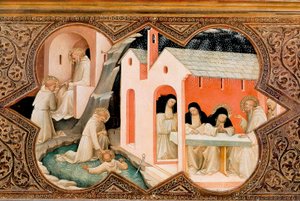 Altertavle af Jomfruens kroning af Lorenzo Monaco