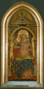 Madonna og barn, guldgrund ... af Lorenzo Veneziano