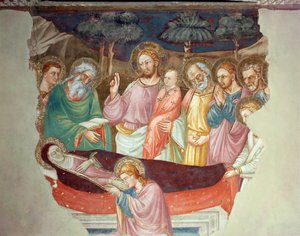 Sovesalen eller Jomfruens død (fresko af Lorenzo di Bicci