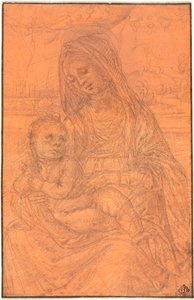 Jomfruen og Barnet af Lorenzo di Credi