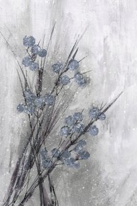 Frostklædte blå grene
