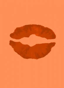 Lidenskabelige orange læber af Lori Ann Folz