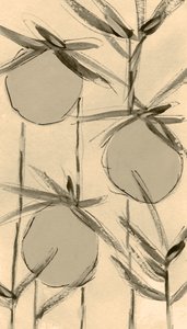 Sepia-bomuldsplanter af Lori Ann Folz