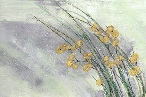 Bløde gule blomster