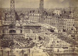 Bygningen af Paris Opera (Palais Garnier) 25. marts