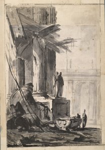 Ruin Fantasy af Louis-Joseph Le Lorrain