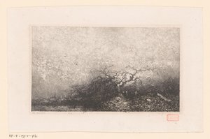Landskab med et træ ved en pool Forskellige landskaber (serietitel) Croquis du voyage de 1843 (serietitel)