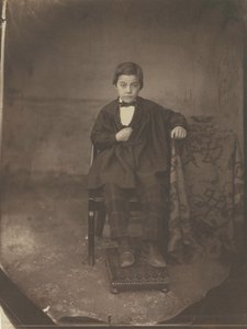 Portræt af en ung dreng, ca. 1848. af Louis Adolphe Humbert de Molard