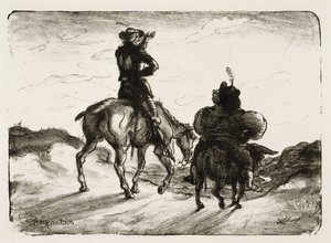 Don Quixote og Sancho Panza af Louis Anquetin