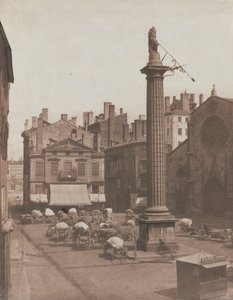 Uden titel Place des Cordeliers, ca. 1852-1853. af Louis Antoine Froissart