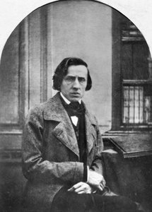 Polnischer Komponist und Pianist Frederic Chopin von Louis Auguste Bisson