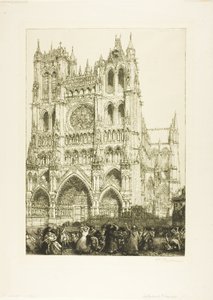 Katedralen i Amiens af Louis Auguste Lepère