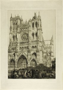 Katedralen i Amiens af Louis Auguste Lepère