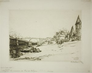 Angers: Den polske konges hus af Louis Auguste Lepère